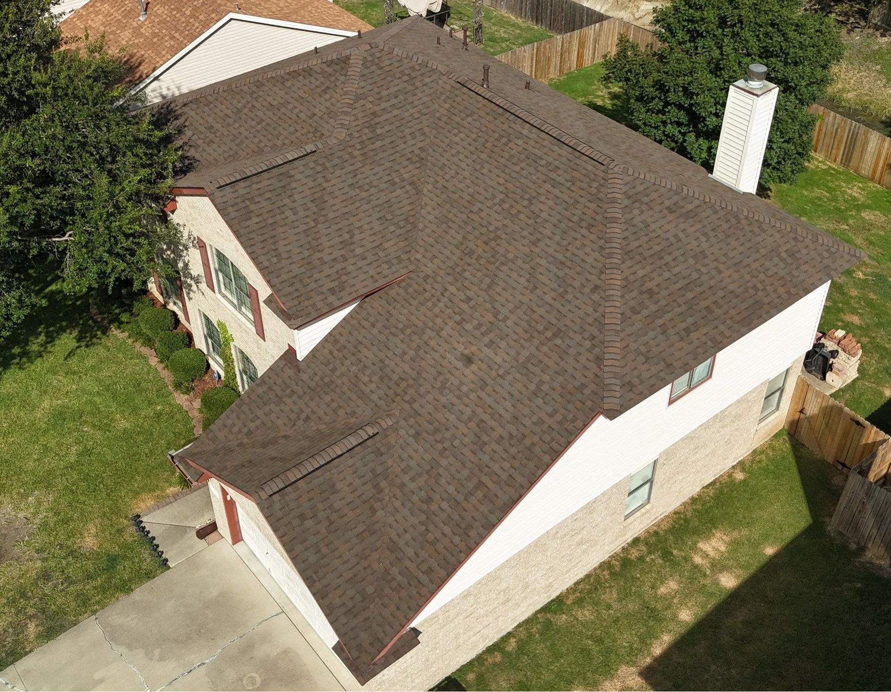 Weathered Wood Shingle Roof