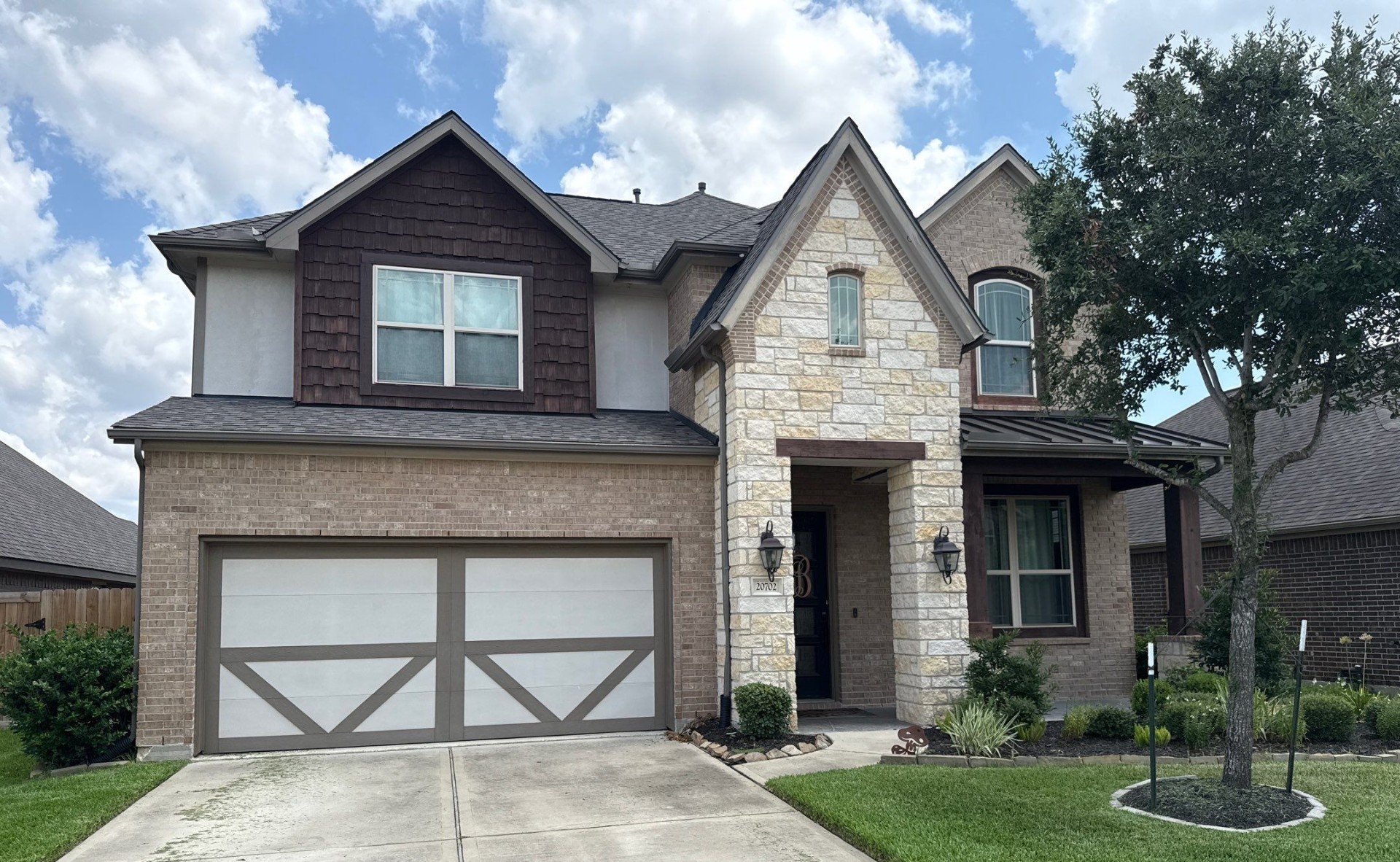 Stone & Brick Two-Story